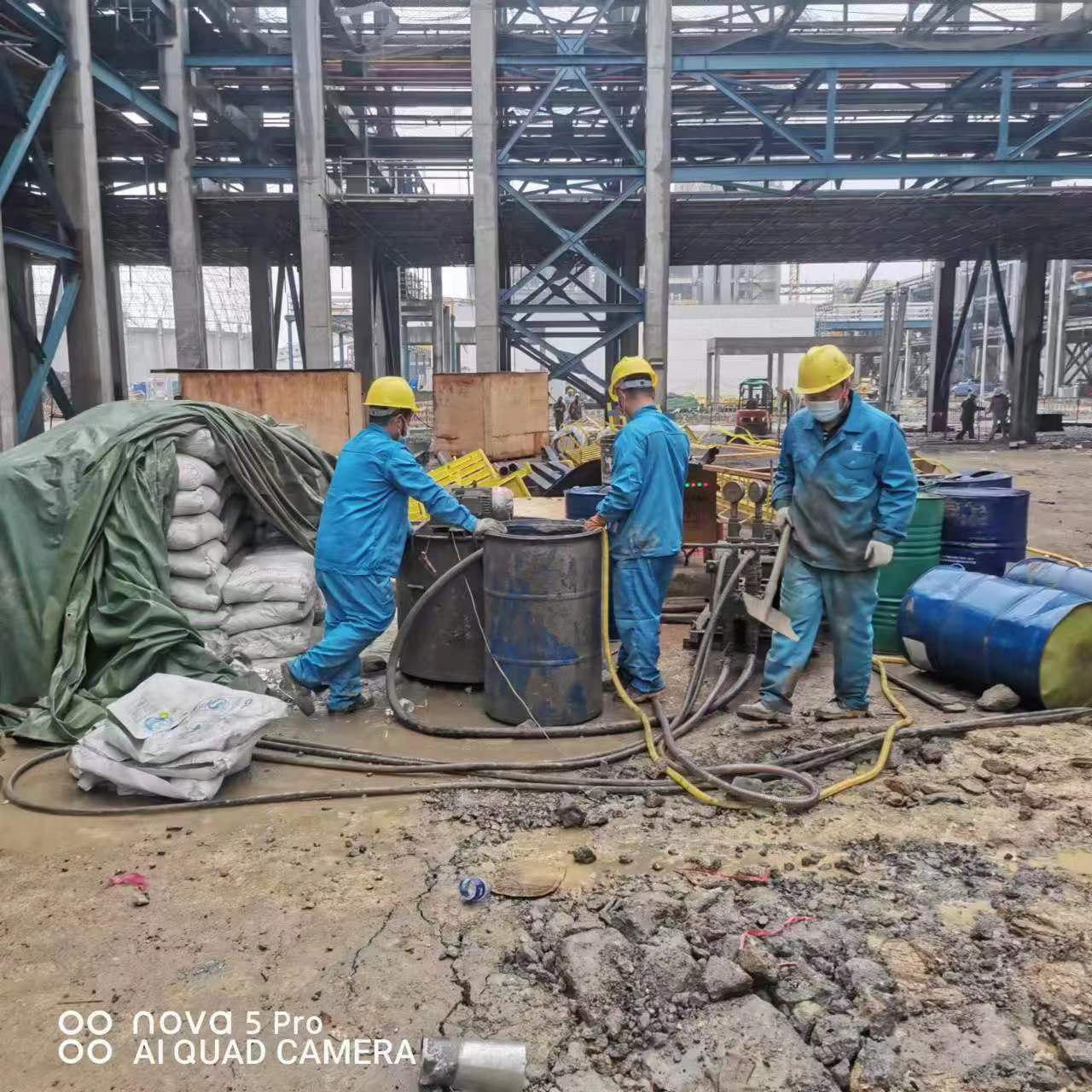 德州设备基础下沉沉降注浆加固施工